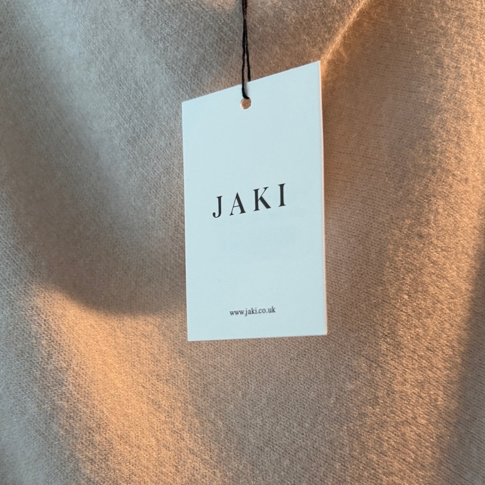 Jaki Cream Asymmetrical Cozy Poncho Sweater - Picture 4 of 11